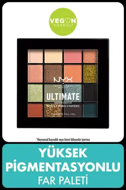پالت سایه چشم Ultimate Shadow Pallette مدل حجم 0.83 میل نیکس NYX