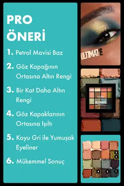 پالت سایه چشم Ultimate Shadow Pallette مدل حجم 0.83 میل نیکس NYX