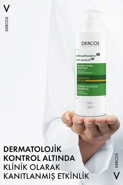 شامپو ضد شوره  Dercos مناسب موهای خشک  ویشی Vichy