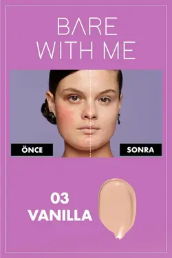 سرم کانسیلر BARE WITH ME CONCEALER SERUM رنگ 03-vanilla حجم 9.6 میل نیکس NYX