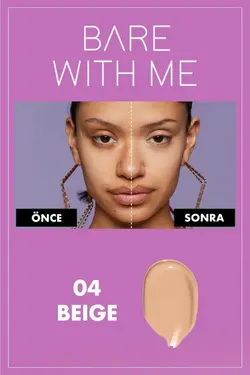 سرم کانسیلر BARE WITH ME CONCEALER SERUM رنگ 04-beige حجم 9.6 میل نیکس NYX