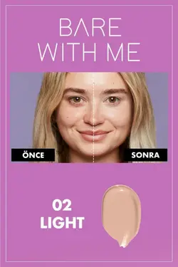 سرم کانسیلر BARE WITH ME CONCEALER SERUM رنگ 02-light حجم 9.6 میل نیکس NYX