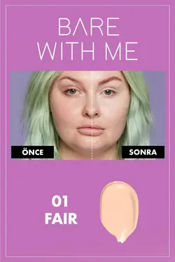 سرم کانسیلر BARE WITH ME CONCEALER SERUM رنگ 01 Fair حجم 9.6 میل نیکس NYX