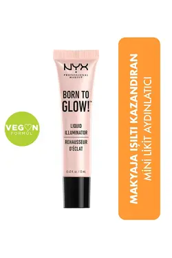 هایلایتر مایع مینی بورن تو گلو BORN TO GLOW Liquid Illuminator Mini حجم 13 میل نیکس NYX