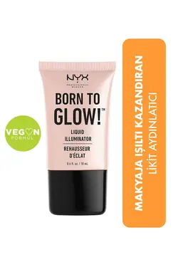 هایلایتر مایع بورن تو گلو BORN TO GLOW Liquid Illuminator مدل Sunbeam حجم 18 میل نیکس NYX