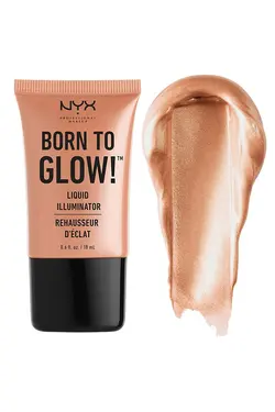 هایلایتر مایع بورن تو گلو BORN TO GLOW Liquid Illuminator مدل Gleam حجم 18 میل نیکس NYX