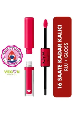 رژلب مایع مات دو طرفه شاین لود Shine Loud High Shine Lip Color Life Goals نیکس NYX