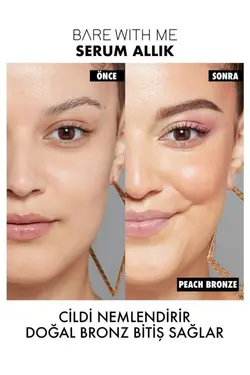 رژگونه سرم مایع Bare With Me Luminous Cheek Serum مدل Peach Bronze حجم 10 میل نیکس NYX نیکس NYX