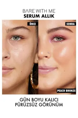 رژگونه سرم مایع Bare With Me Luminous Cheek Serum مدل Peach Bronze حجم 10 میل نیکس NYX نیکس NYX