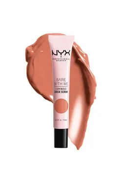 رژگونه سرم مایع Bare With Me Luminous Cheek Serum مدل Peach Bronze حجم 10 میل نیکس NYX نیکس NYX