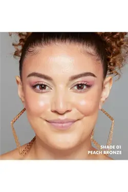 رژگونه سرم مایع Bare With Me Luminous Cheek Serum مدل Peach Bronze حجم 10 میل نیکس NYX نیکس NYX