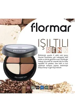 پالت سایه چشم کوارتت 4 عددی شماره 401 فلورمار Flormar