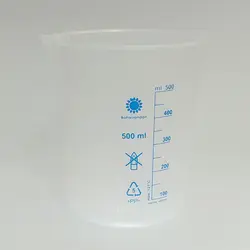 بشر 500 سی سی پلاستیکی مخروطی