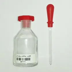 قطره چکان پوار دار شیشه روشن