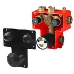 شیر مرکزی حمام KWC مدل ورونا تیپ 3 یکی از اکسسوری های کی دبلیو سی - فروشگاه شیرآلات