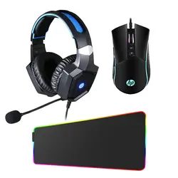 بسته موس و هدست HP و موس پد پرودو - فروشگاه شیراز لپ تاپ