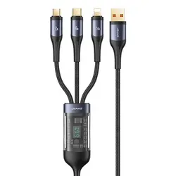 کابل شارژ و دیتا 3 در 1 یوسمز مدل US-SJ582 - فروشگاه شیراز لپ تاپ