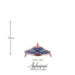 خاویار خوری کوچک مس و پرداز