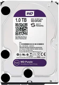 هارد یک ترابایت وسترن HDD 1TB PURPLE WD - فروشگاه نگاه برتر آسیا