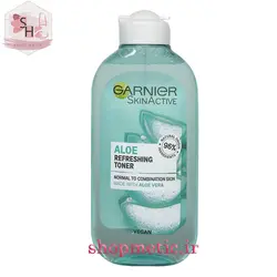 تونر پاکسازی پوست گارنیر عصاره آلوئه ورا 200 میل