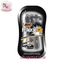 خود تراش بیک مدل Flex 4 بسته 3 عددی