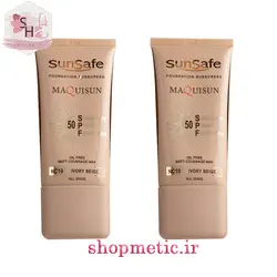 دو عدد کرم ضدآفتاب بژ عاجی سان سیف شماره NC10