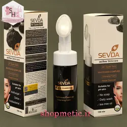 فوم پاک کننده پوست زغال سودا SEVDA