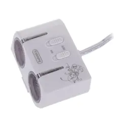 هاب و شارژر فندکی آئولیکی مدل 529 به همراه پایه نگهدارنده شارژر فندکی