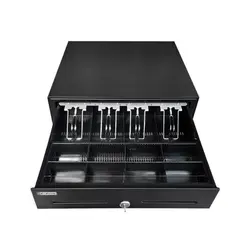 کشو پول 4 خانه زنگدار مشکی ای پوز E-POS ECH 410