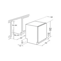 ماشین ظرفشویی لوفرا مدل DFS614E0