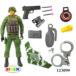 ست تفنگ اسباب بازی و سرباز