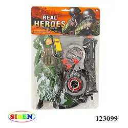 ست تفنگ اسباب بازی و سرباز