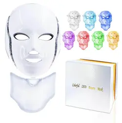 ماسک ال ای دی نقابی colorful led beauty mask - فروشگاه آرایشی بهداشتی سیب