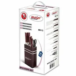 قیمت و خرید سرویس چاقو آشپزخانه 8 پارچه مایر مدل MR-73