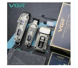قیمت و خرید ست ماشین اصلاح سه کاره وی جی آر مدل V-642