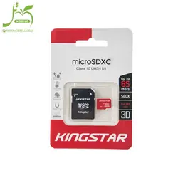 کارت حافظه microSDXC کینگ استار همراه با آداپتور SD ظرفیت 64 گیگابایت