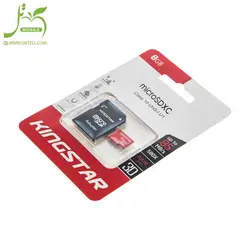 کارت حافظه microSDXC کینگ استار همراه با آداپتور SD ظرفیت 64 گیگابایت
