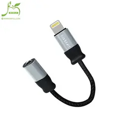کابل تبدیل لایتنینگ به جک 3.5 میلی متر AUX ارلدام EARLDOM
