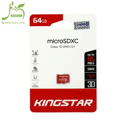 کارت حافظه (رم) میکرو 64 گیگ کینگ استار KingStar U1 C10 85MB/s کد KSO64GBSTHBU1W10
