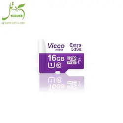 کارت حافظه microSDHC ویکومن مدل Extra 533X ظرفیت 16 گیگ