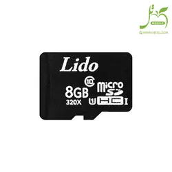 کارت حافظه microSDHC لیدو مدل BK ظرفیت 8 گیگابایت