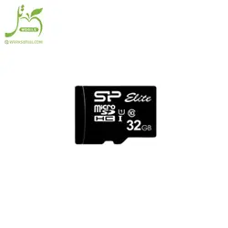 کارت حافظه microSD سیلیکون پاور مدل Elite ظرفیت 32 گیگابایت کلاس 10 استاندارد UHS-I U1 کد SP032GBSTHBU1V10