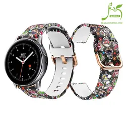 بند سیلیکونی LS02 / Gear S2 Classic/ Gear Sport/ Active سایز 20 میلیمتری دخترانه