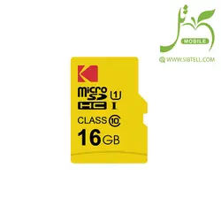 کارت حافظه microSDHC کداک مدل Premium Performance کلاس 10 استاندارد UHS-I U1 سرعت 85MBps ظرفیت 16 گیگابایت