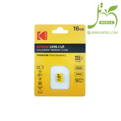 کارت حافظه microSDHC کداک مدل Premium Performance کلاس 10 استاندارد UHS-I U1 سرعت 85MBps ظرفیت 16 گیگابایت