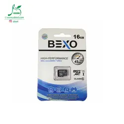 کارت حافظه microSDHC Bexo با ظرفیت 16 گیگ کلاس 10 استاندارد UHS-I