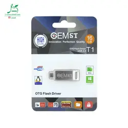 فلش GEMST OTG - ظرفیت 16 گیگابایت_ نوع رابط USB 2.0 _ مدل T1