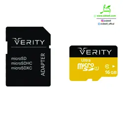 کارت حافظه microSDHC - مدل یو ۱ - وریتی کلاس ۱۰ - ظرفیت ۱۶ گیگابایت