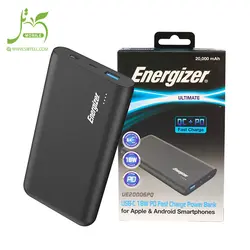 پاوربانک انرجایزر مدل UE20006PQ ظرفیت 20000 میلی آمپر ساعت