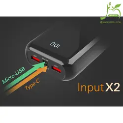 شارژر همراه سیلیکون پاور ظرفیت 20000 میلی آمپر 18 وات مدل QS28 با ارسال رایگان